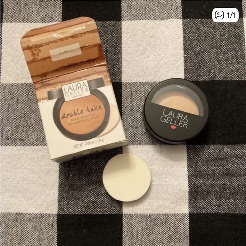 Laura Geller Double Take Baked Foundation - Medium Beige